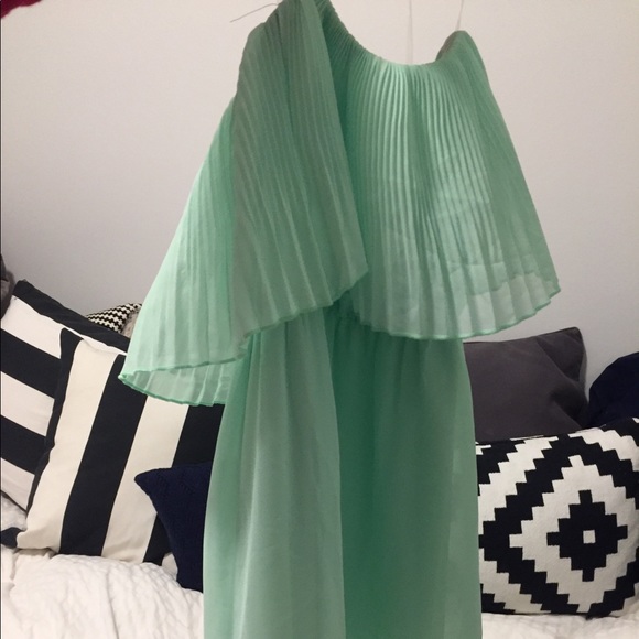 Turquoise dress - Picture 3 of 4